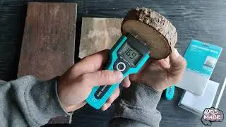 Test miernika wilgotności drewna