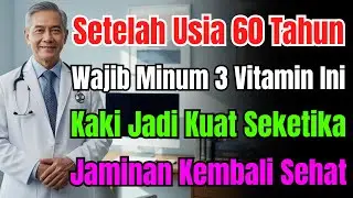 Kaki Lemas Bukan Karena Tua! Usia 60 Cukup Minum 3 Vitamin Ini. Kaki Kuat Lagi. Ada Waktu Minumnya.