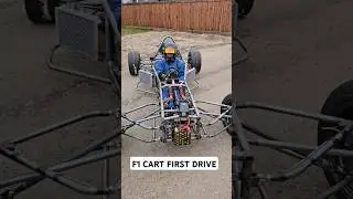 First drive F1 cart