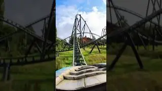 🐍 Crazy Fast Drop on Kondaa - Walibi Belgium #rollercoaster #kondaa #walibi