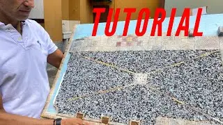 tutorial come costruire una pavimentazione effetto sassi