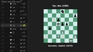 Староиндийская защита Фианкетто Burmakin Vladimir 2575 vs Vigh Bela 2380
