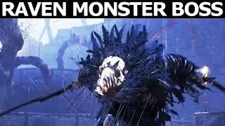 Hellblade Senua's Sacrifice - Valravn God Of Illusion Boss Fight (First Boss Battle) (No Commentary)