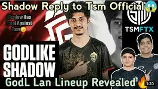 godl shadow😍 final reply lineup in lan 💛🔥