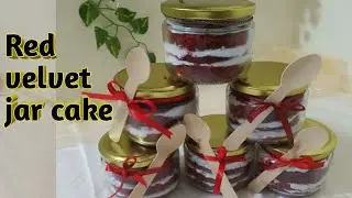 jar cake||Red velvet jar cake||റെഡ് വെൽവെറ്റ് ജാർ കേക്ക്||how to make jar cake recipe malayalam||