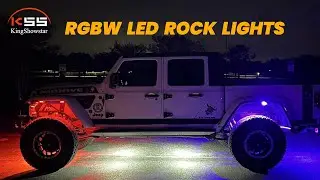 24/30/36/57pcs LEDs RGBW Rock Lights Off-road Lighting#rocklights #automotivelighting #offroadlights