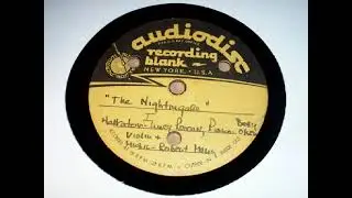 The Nightingale - Robert Mann Lucy Rowan Betty Olsen Unreleased Version Audiodisc Acetate Juilliard