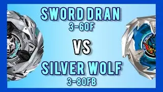 Sword Dran 3-60F VS Silver Wolf 3-80FB | Beyblade X 10-Point Match |