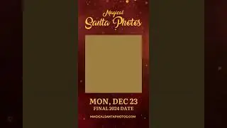 Santa is Coming to Tampa Bay, Florida on Dec 23 for a final Magical Santa Photos event!  #shorts