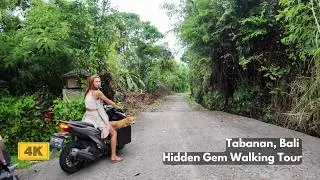 TABANAN, Bali Walk Around Hidden Gems | Pigstone & Belong Beach | Bali Walking Tour [4K/60FPS]