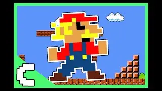 Mario Found a Super Saiyan Mushroom? (Remake) | Sprite Animation