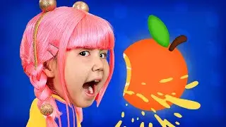 1, 2, 3, 4! Let's Eat Yummy Fruits! Om-Nom-Nom! with Mini DB | D Billions Kids Songs