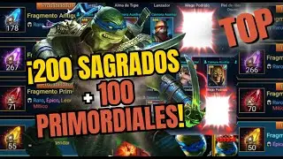 ¡200 SAGRADOS + 100 PRIMORDIALES!  LA MAYOR APERTURA DE TODAS | RAID Shadow Legends