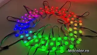 Modul led 70x70 mm ws2811 24V animated led dance floor