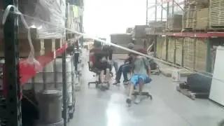 Chair Races at the GluGuru Headquarters