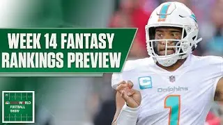 NFL Week 14 fantasy ranks: Cowboys RBs, Tua, Herbert + more | Rotoworld Football Show | NFL on NBC