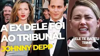 Kate Moss Ex de Johnny diz que ele nunca a empurrou da escada Bomba no tribunal Ex de Johnny dep&otilde;e