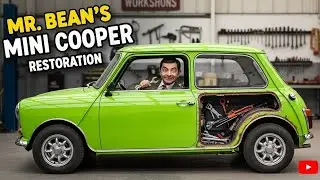 Mr. Bean mini Cooper Restoration. ASMR RESTORATION 