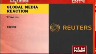 Global reaction to China's proposed reforms