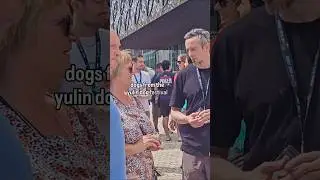 Vegan confronts stubborn meat eater...