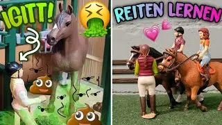 ÄRGER mit Antonia! 😡 + Reiten lernen 🐴💕 | Schleich Reiterhof Geschichten