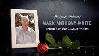 Funeral Slideshow Presentation 100 photos