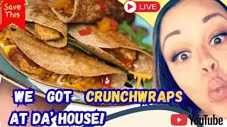 High Protein Chicken Taco Crunch Wrap | Budget Friendly & Easy Homemade Meal #crunchwrap #taco 