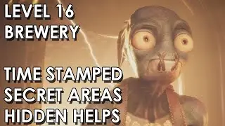 ODDWORLD: SOULSTORM Level 16 BREWERY All Collectibles All Secret Areas NO DEATH