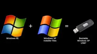 How to install Windows XP from the Windows Preinstalled Environment