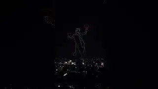 Epic Drone show in Kolkata Durga Pujo #kolkatadurgapuja #droneshow #maaaschen #youtubeshorts