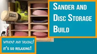 I Made a Storage Cubby for My Sanding Discs - Chill Music / No Talking