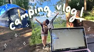algonquin camping vlog!! // 12km hike, writing and creative reset