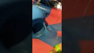 Sliding the Space Bowl at Galaxy Erding