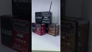 Радио Приемник WAXIBA XB-571BT AM/FM/SW USB/SD, Bluetooth, фонарь, питание: аккум 3.7V тип 18650