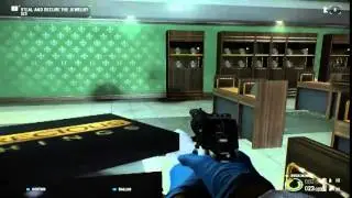 PayDay 2 Jewel Store [fail Stealth] Begin HELL