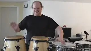 Percussion-Solo mit Congas & Timbales [Happydrums]