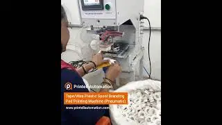 Tape/Wire Plastic Spool Branding - Pad Printing Machine (Pneumatic)