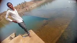 नदी का पानी बहुत ही 😱डरावना दिख रहा 👀🐛🪱🐟🐬🐬🐳🦈
