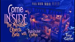Lakeshore Lodge Movable Object Beta in Tiny Glades!  Cozy, calm asmr, no talking