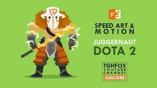 PowerPoint Art - Motion & Speed Art - Juggernaut DOTA 2