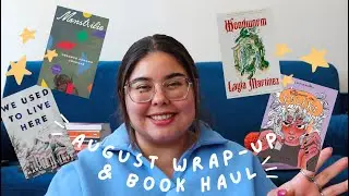 August wrap-up and book haul - horror books are creeping into my reading again !