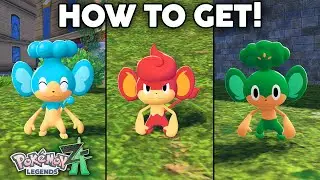 КАК получить Пансейджа, Пансира и Панпура в Pokémon Legends ZA