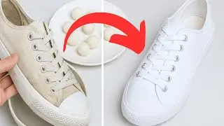 Ihre Turnschuhe werden wieder frisch und wei&szlig;. Ohne Bleichmittel und teure Produkte