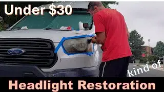 Restoring My Headlights in Colorado Springs | A Learning Experience with Unexpected Visitors
