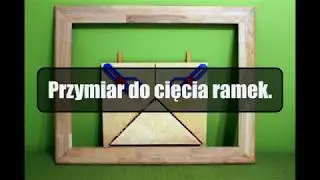 Przymiar do cięcia ramek DIY