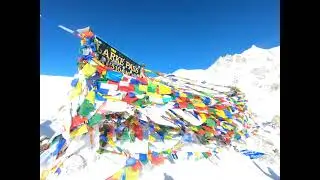 #Larke_La pass 5106m high #Manaslu trekking