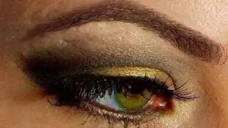 How to: Hazel eyes Black Gold smokey eye makeup Glamour sexy PornStar