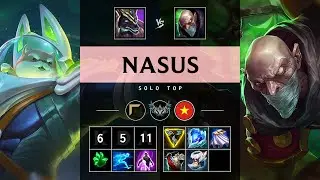 Nasus Top vs Singed - VN Challenger Patch 25.17