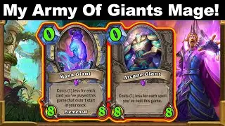 My Army Of Giants Mage Deck Is Unstoppable! | WILD | Fractured in Alterac Valley | Hearthstone