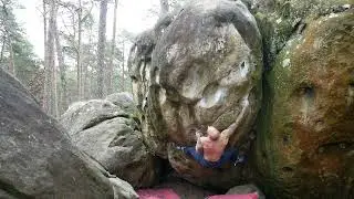 Beatle Juice 7A+/V7 - Franchard Cuisniere | Fontainebleau Sandstone Bouldering